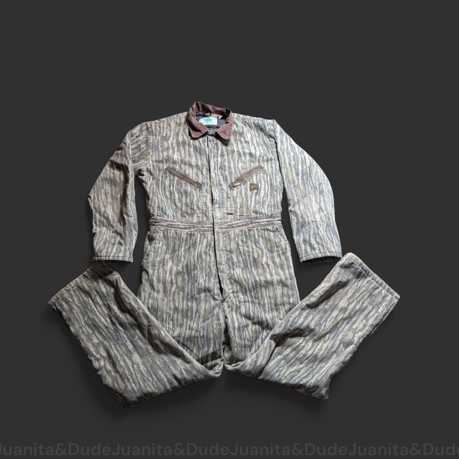 Liberty Camouflage Coveralls Large-XL USA Hunting Workwear Outdoor Apparel