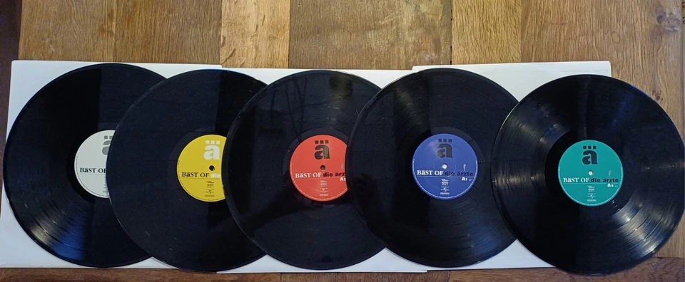 Die Ärzte Bäst Of Box-Set Metallbox Punk Limited Edition 5 LP alle Singels - Bild 4 von 4