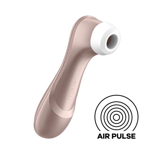 Satisfyer Pro 2 Succhia Clitoride Stimolatore Vaginale Elegante Donna Air Pulse - Foto 4 di 39