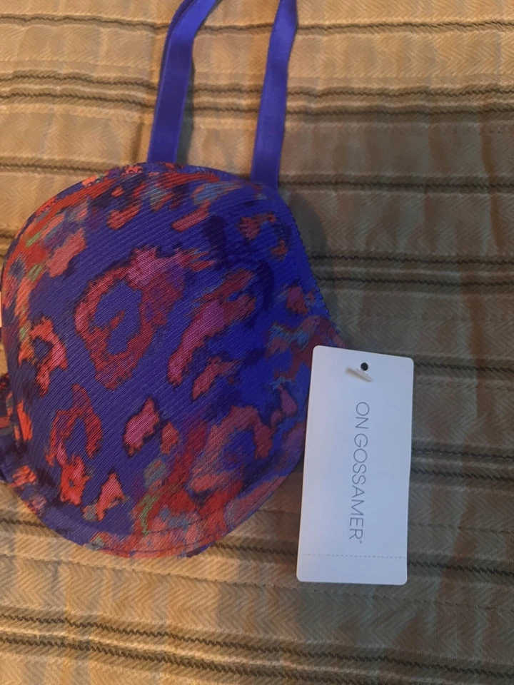 SUJETADOR BOMBA ESTAMPADO MALLA ON GOSSAMER PRECIO DE VENTA SUGERIDO POR EL FABRICANTE $46 MULTICOLOR TALLA 32C Foto 2 de 4