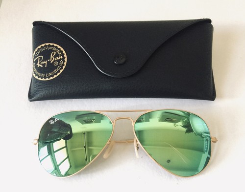 Ray Ban Aviator Top Gun Sunglasses Rb3025 Made In Italy W Case Ebay