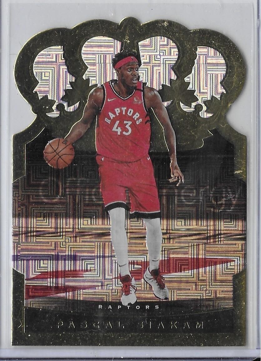 PANINI NBAカード CROWN E DIE-CUT PASCAL SIAKAM TORONTO RAPTORS 05/49 #CA-PSK 送料無料 中古 IT1 2020-21 Crown Royale Asia Gold Die Cut- Pascal Siakam