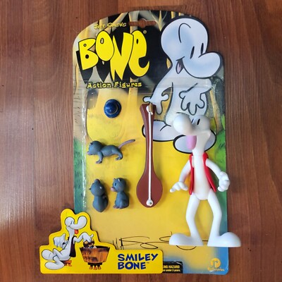 Jeff Smith's Bone (Comics) SMILEY BONE Action Figure ReSaurus 1996