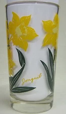 Jonquil Peanut Butter Glass Glasses Drinking Kitchen Mauzy 67-1