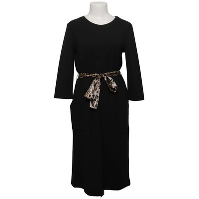 Zara Basic, Kleid, Größe: M, Schwarz/Mehrfarbig, Polyester, Leopard, Damen #8I9