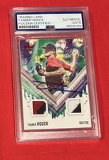 Tanner Houck 2021 PANINI Diamond Kings Double Patch 5/5 Card Autographed PSA