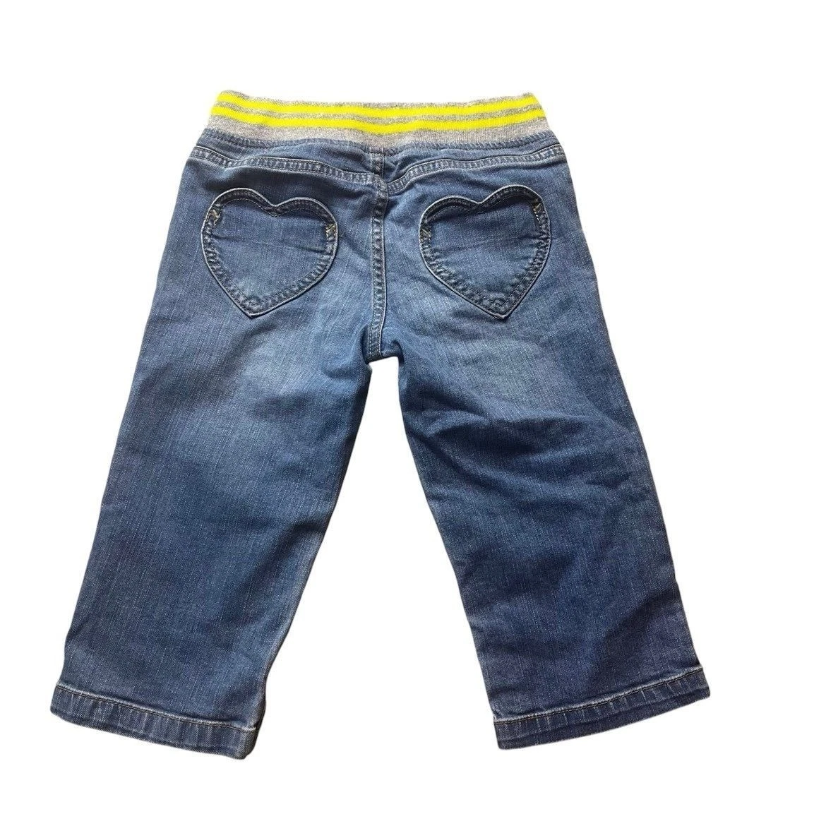 Pantalon De Plage Mini Boden Fille Taille 13 Ans – Jean Gris Capri, Bon état
