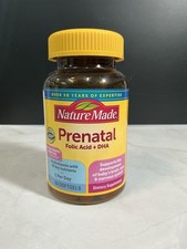 Nature Made Prenatal Folic Acid  DHA 30 Softgels, Exp. 10/25