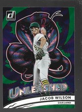 Panini 2026 Donruss JACOB WILSON UNLEASHED GREEN LASER