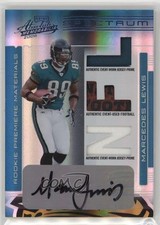 2006 Playoff Absolute Memorabilia 21/50 Marcedes Lewis #256 Auto zt7