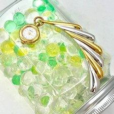 Battery SEIKO Women's Watch Pendant Watch Brooch Feather Motif 1E20-0480