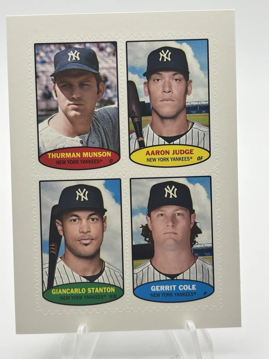 ⭐︎新品未使用NOBLE NEED by heritage AARON 25 2023 Topps Heritage - Aaron Judge Gerrit Cole Giancarlo Stanton