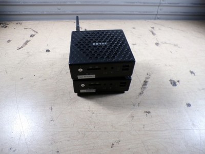 X2 ZOTAC ZBOX C1325 NANO MICRO CELERON N3160 1.60 GHZ 2GB RAM NO SSD NO OS