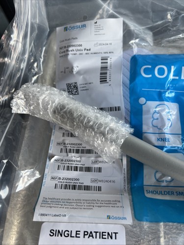 Ossur Cold Rush Pad Ergonomico Dolore Post Operatorio Funziona con Macchine Crioterapia - Foto 3 di 4