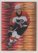 2023 Upper Deck Allure Color Flow Red Orange Spectrum /299 Tyson Foerster 0x2e