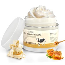 Beef Tallow for Skin Face, Organic Grass Fed Beef Tallow Balm,All Organic Whip
