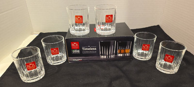 (6) RCR Set of 6 Timeless 24% Lead Crystal  RCR  Shot Glasses Barware Italy NIB