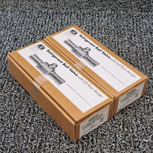 J/B V34200 57R7  ^ Bi-Directional Refrigerant Valve 3/8" ODS Extensions Qty: 2