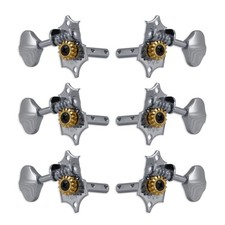 Grover H97C Original Sta-Tite Machine Head Set Chrome