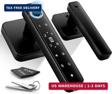  WiFi-Free 4-in-1 Smart Fingerprint Door Knob Lock Fingerprint/Code/IC Card/Key