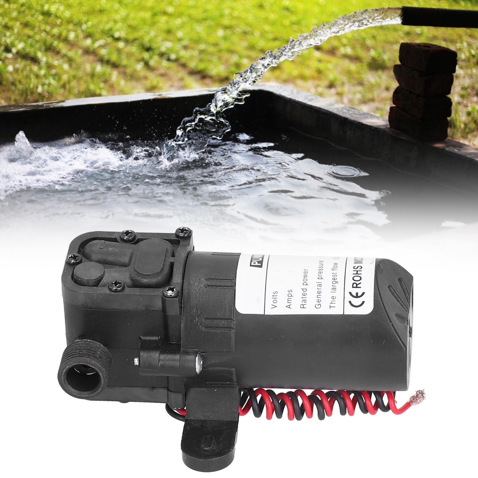 DC24V Diaphragm Pump Reliable Self Priming Pump For Spray Paint Trending