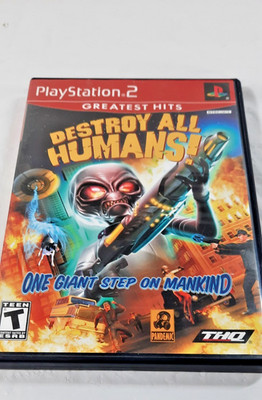 Destroy All Humans Greatest Hits (Sony PlayStation 2, PS2) authentic, tested