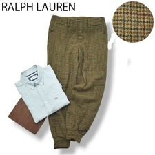 Ralph Lauren Tapered Wool Angora Slacks Pants Plaid Pattern Vintage Women Limite
