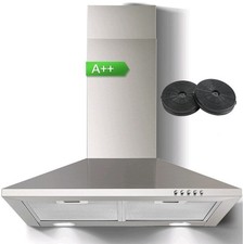 SNDOAS Cooker Hood, Class A++ Extractor Fan Kitchen with Carbon Filters, 350m³/h