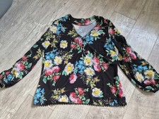 Immaculate Ladies MYLENE KLASS gorgeous Open Sleeve Detail Tunic Size 18