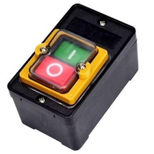 Machine Switch Button Waterproof Motor Start Stop Push On Off AC220V/380V 10A