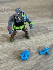 1991 Machine Gunnin' Rocksteady Teenage Mutant Ninja Turtles TMNT
