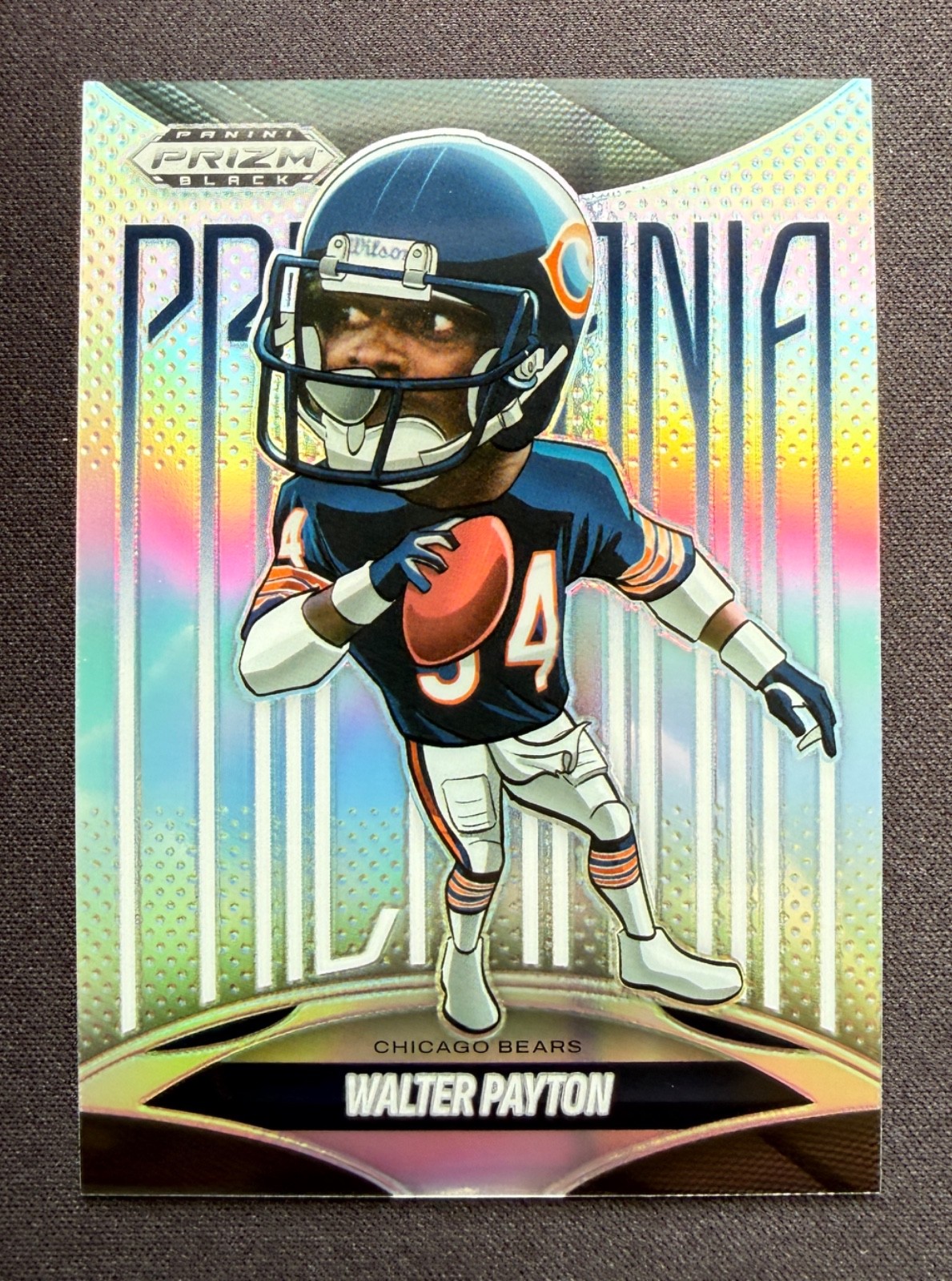 2025 Panini Prizm Black - Walter Payton - PRIZMANIA - 🔥BEARS LEGEND🔥CLEAN🔥