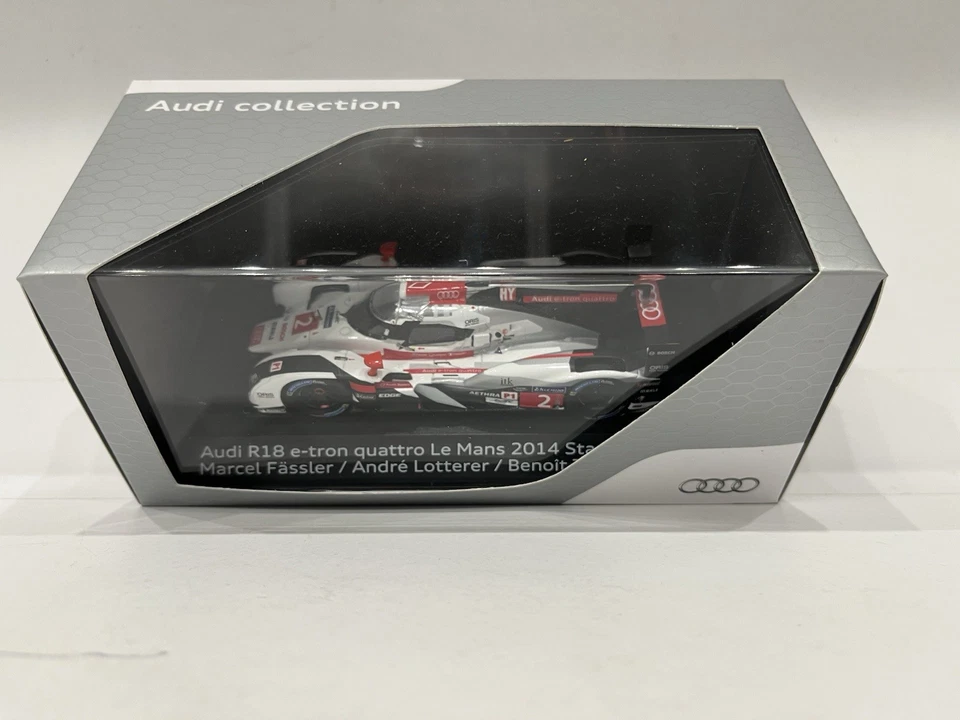 1/43 - 2014 AUDI R18 e-tron QUATTRO #2 - WINNER LE MANS - NEW - SPARK/DEALER - Imagen 2 de 3