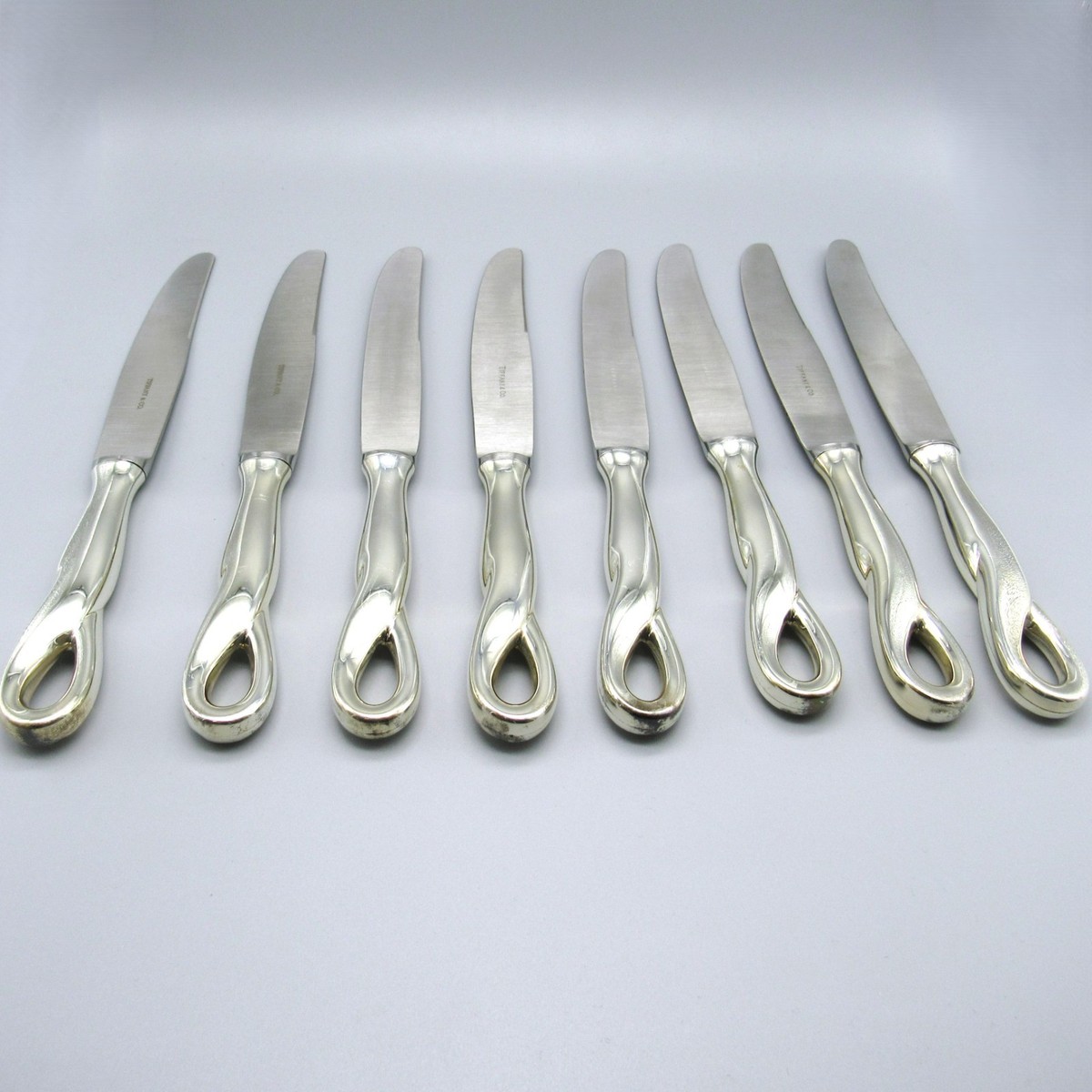 Vintage Sterling Silver Butter Knives by Tiffany & Co. Elsa