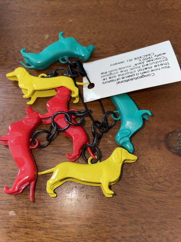 Cracker Jack Jewelry Dauchsand 6 Weiner Dogs