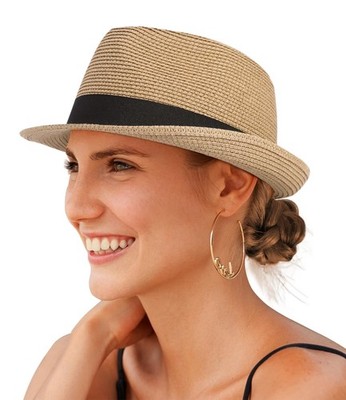 Sun Hats for Women Fedora & Trilby Hats for Men Summer Straw Hat DE/NL/SE/...