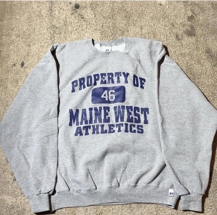 Vintage Russell Athletic grey crewneck revearse weave sweatshirt