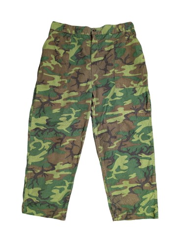 ERDL Lowland Camo 'Baker Pants' Vietnam Era Style Ripstop Trousers - 38x28