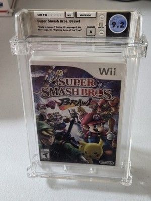 Super Smash Bros: Brawl (Nintendo Wii, 2008) Factory Sealed Wata 9.2