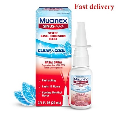 Sinus Nasal Spray Decongestant- 0.75 oz: Cold, Cough or Flu Treatment