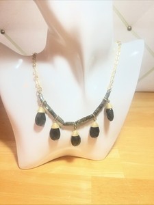 Authentic Toscana Italiana 18k Gold Plated 18” Labradorite Necklace NIB