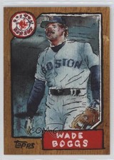 2024 Topps Spotlight By Andy Friedman Gum Back Wade Boggs #61 HOF 10y3