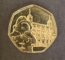 Rare 2019 Tower of London Paddington Bear 50p COIN