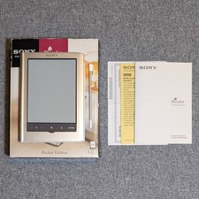 Silver Sony PRS-350 eReader with Original Box...