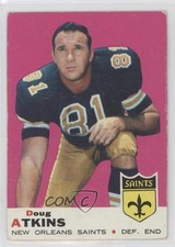 1969 Topps Doug Atkins #105 HOF 0s4