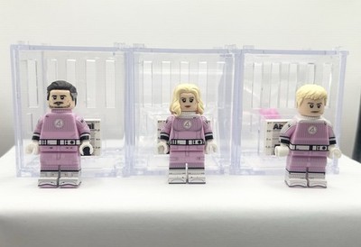 LEGO Marvel Abnormal Custom Fantastic Four First Step Johnny Sue Reed Minifigure