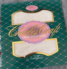 Charles Craft Fiddler's Lite 18 Count 12 x 18" Cross Stitch Fabric Oatmeal G157