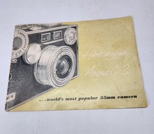 ARGUS C-3 35mm Camera Original Manual VINTAGE