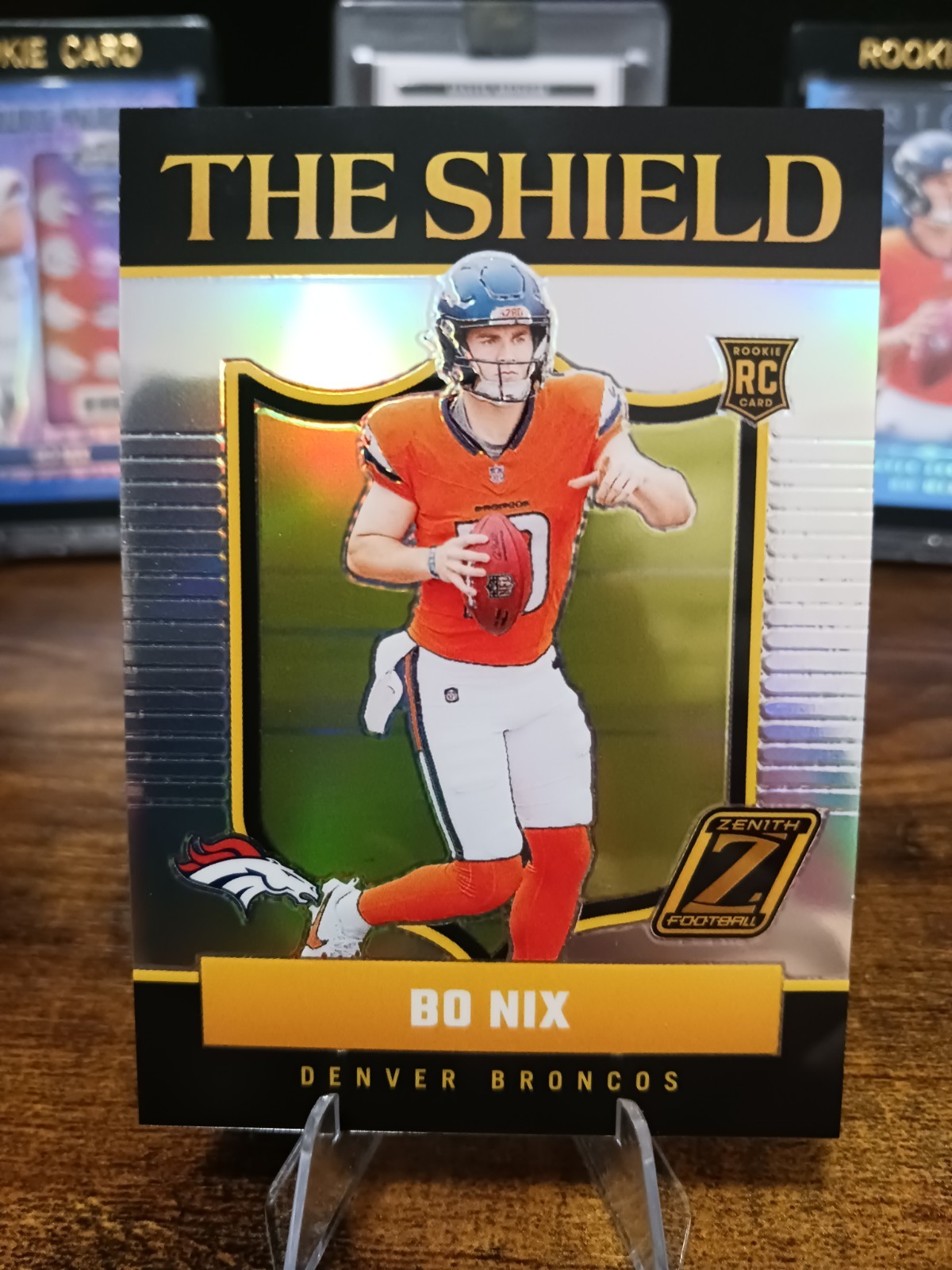 2024 Panini Zenith football - #4 Bo Nix The Shield RC