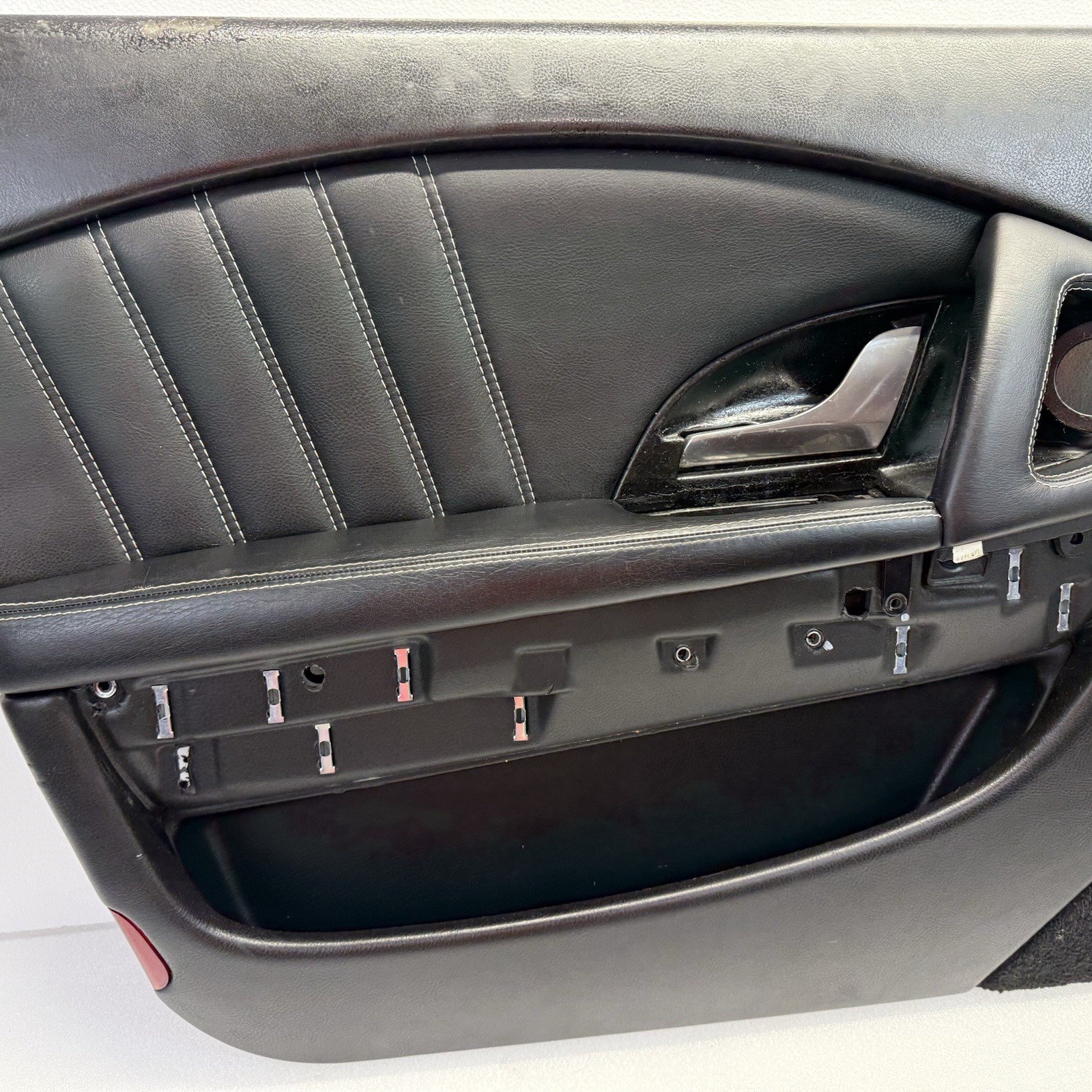 03-13 Maserati Quattroporte M139 Front Left Driver Side Door Panel Black OEM